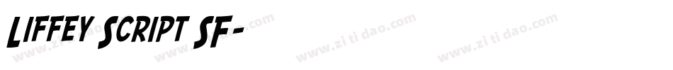 Liffey Script SF字体转换